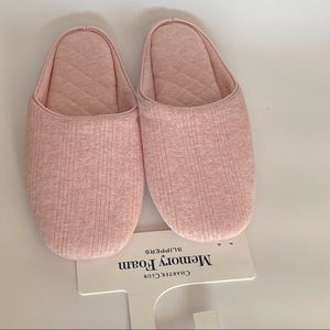 Charter Club Pointelle Closed-Toe Slippers X-Large